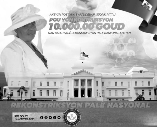 Haïti: Quand " Ministè Fanmi Colin " donne le ton pour la reconstruction du Palais national