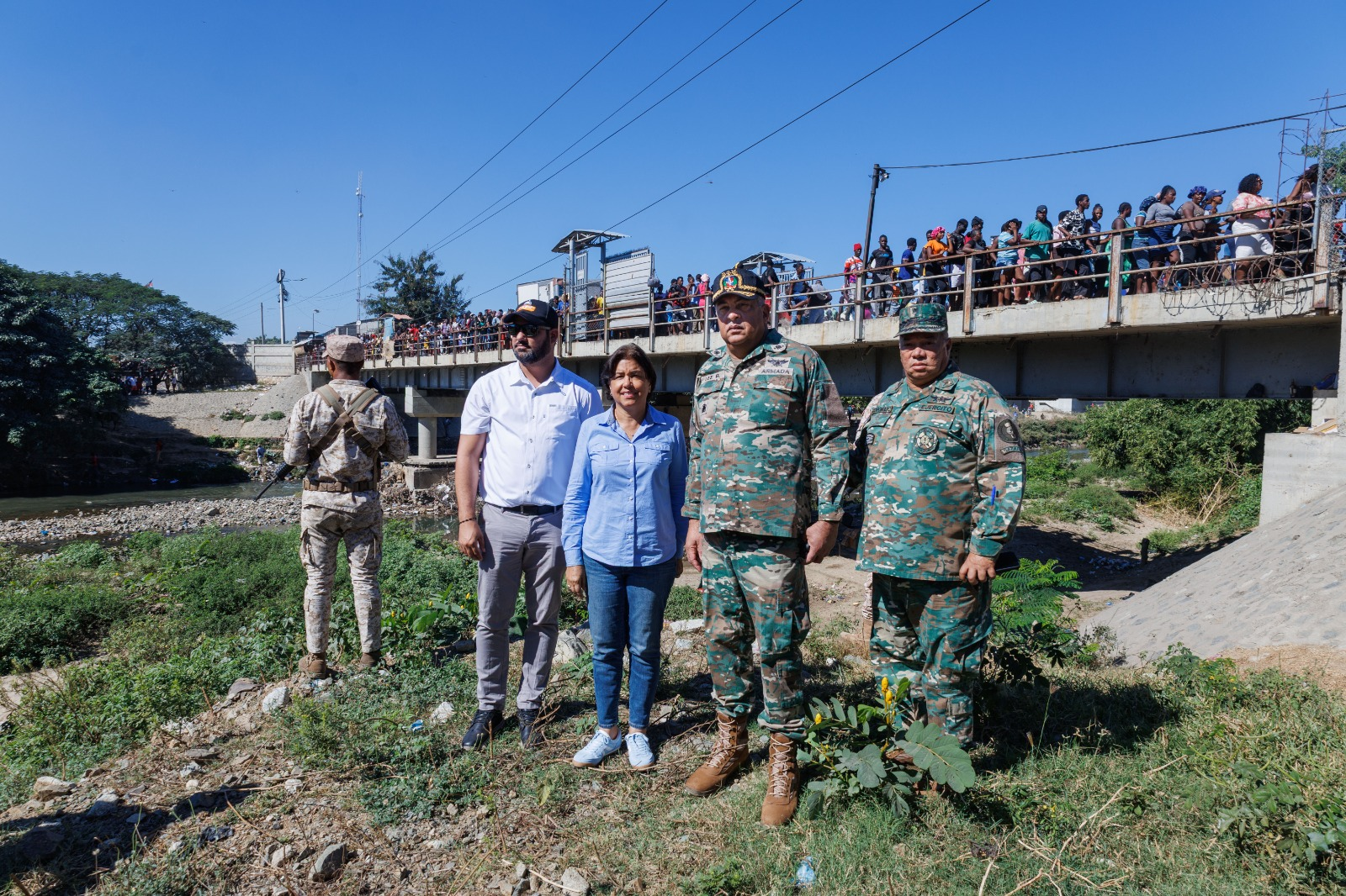 Autorités évaluent le pont frontalier de Dajabón pour renforcer la sécurité aux frontières