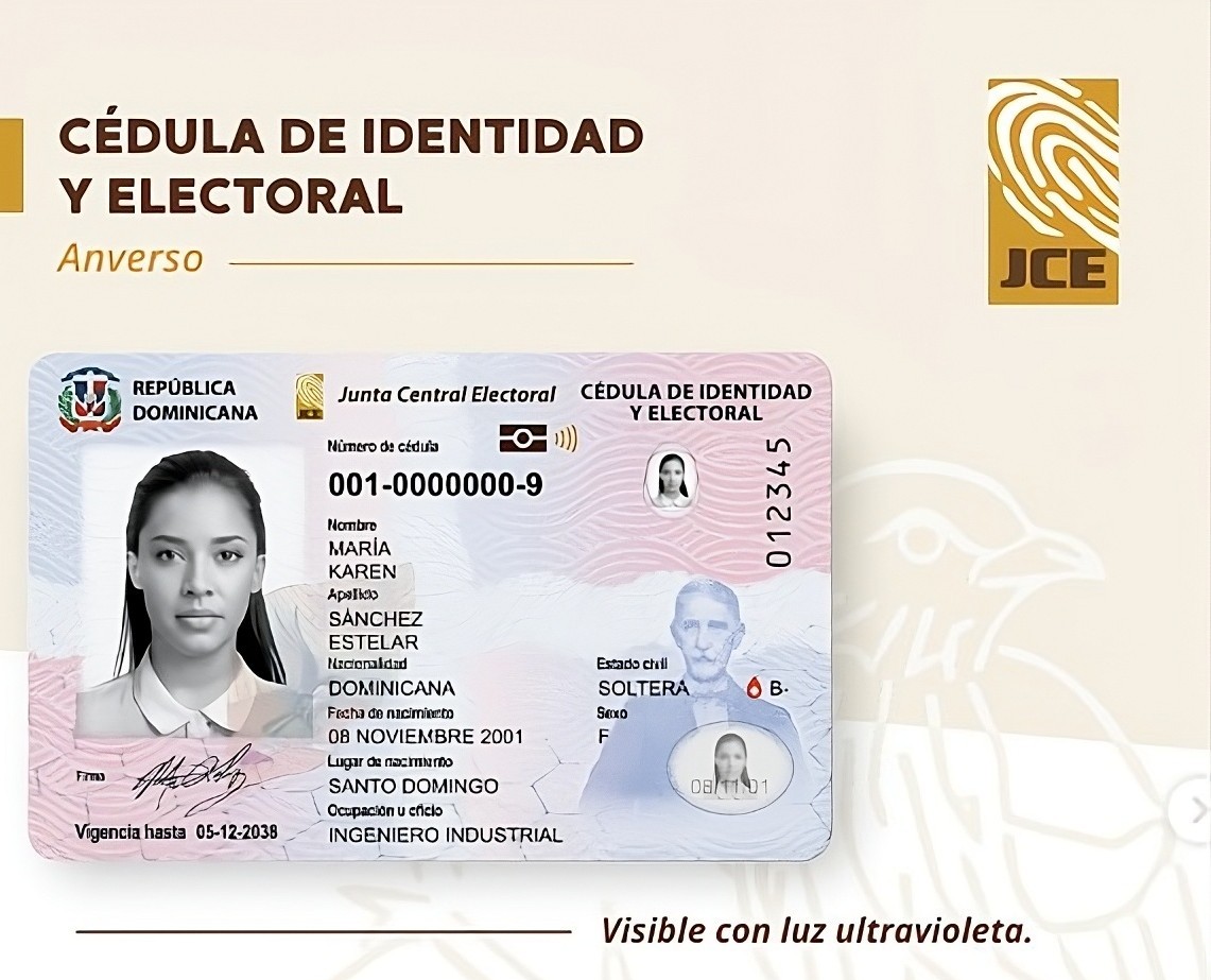 JCE annonce le calendrier de délivrance de la nouvelle carte d'identité dominicaine