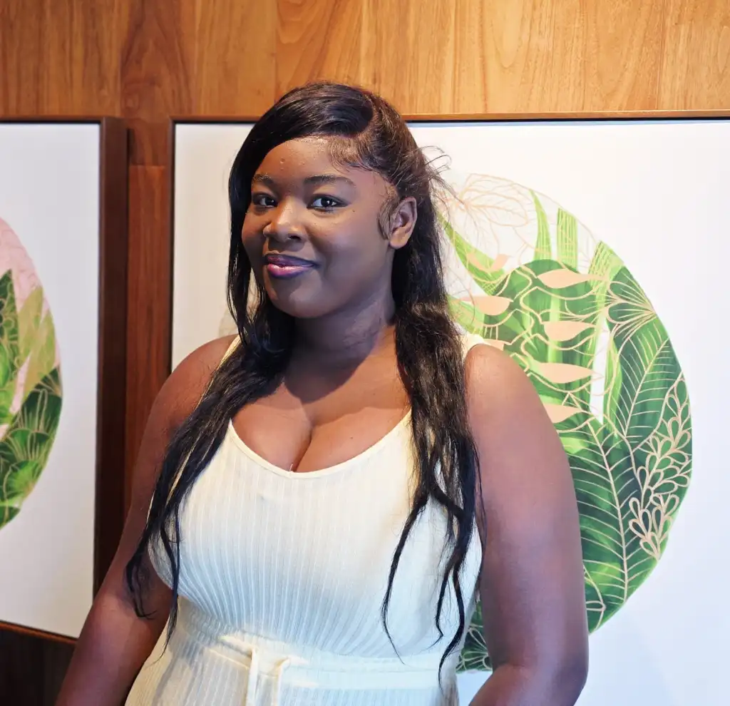Philsy Marcelin, a recent graduate of YouthBuild Columbus Community School, hopes to study law but remains unable to work while waiting for her asylum case. Photo by Rupal Ramesh Shah.