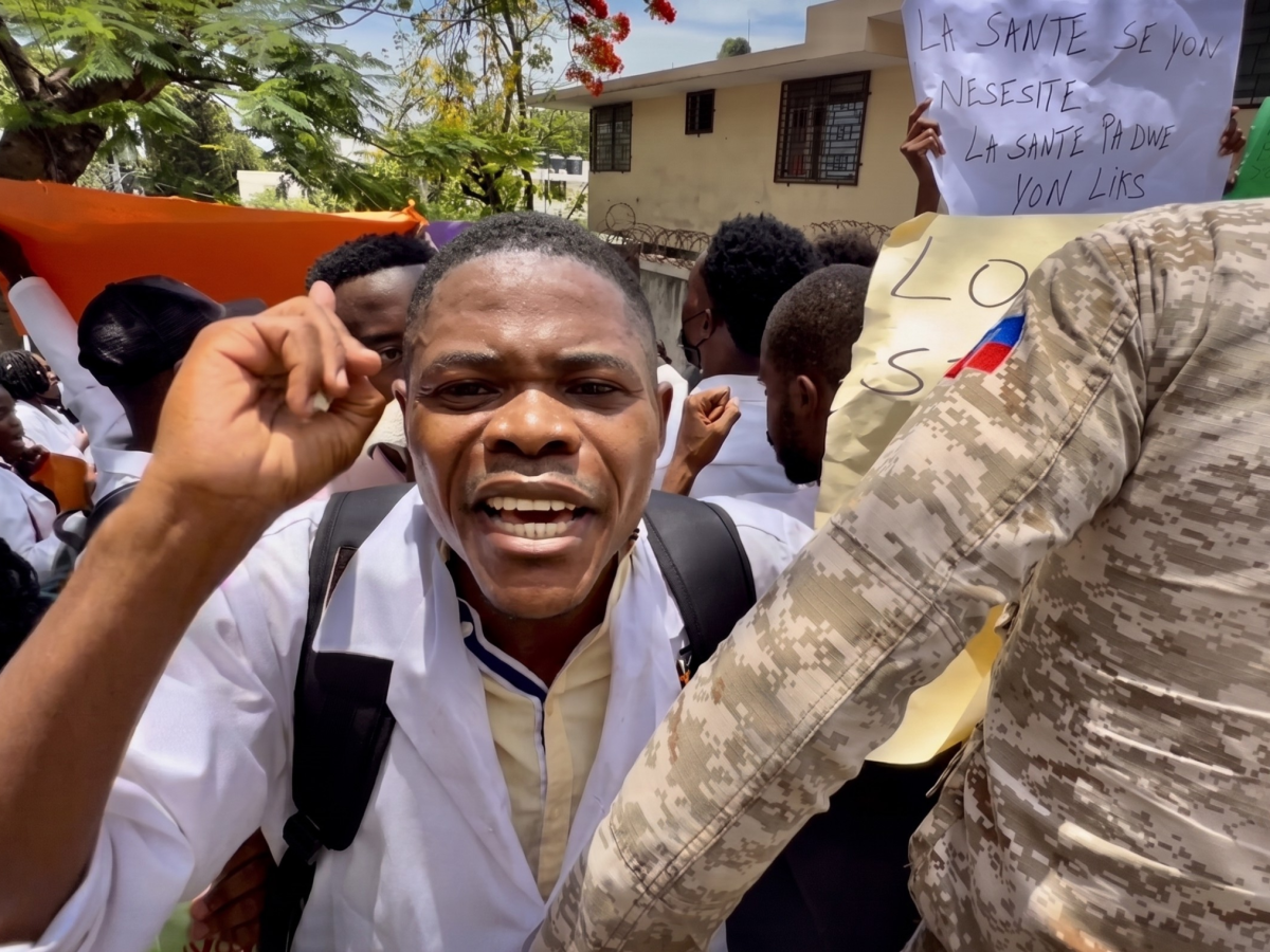 Tear-gassed students in Haiti plan new march to get hospital moved from gang territory