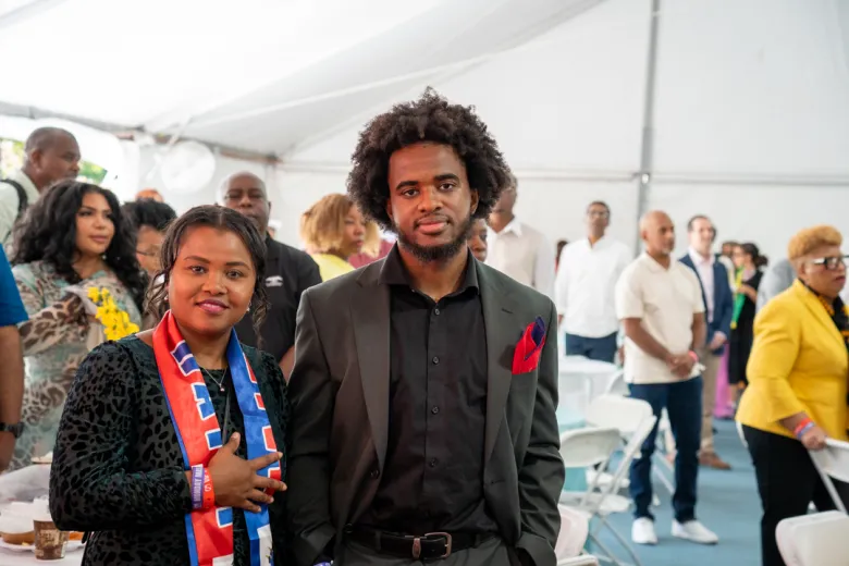Irvington, New Jersey, la conseillère Charnette Frederic lors du petit-déjeuner VIP de WIADCA à Brooklyn, le 7 septembre 2026. Photo par Fredner Caimite / The Haitian Times.